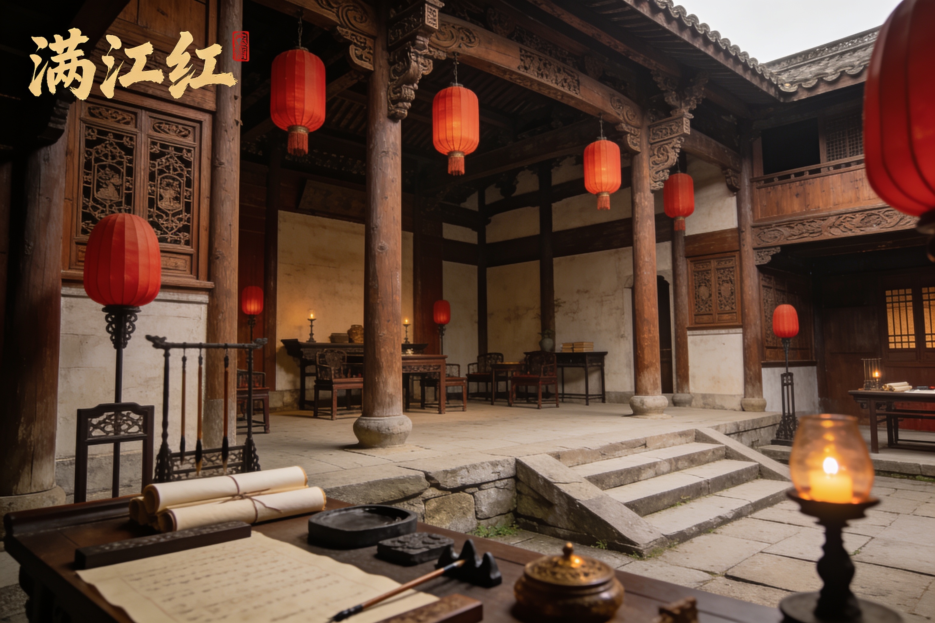 满江红历史电影古代建筑场景